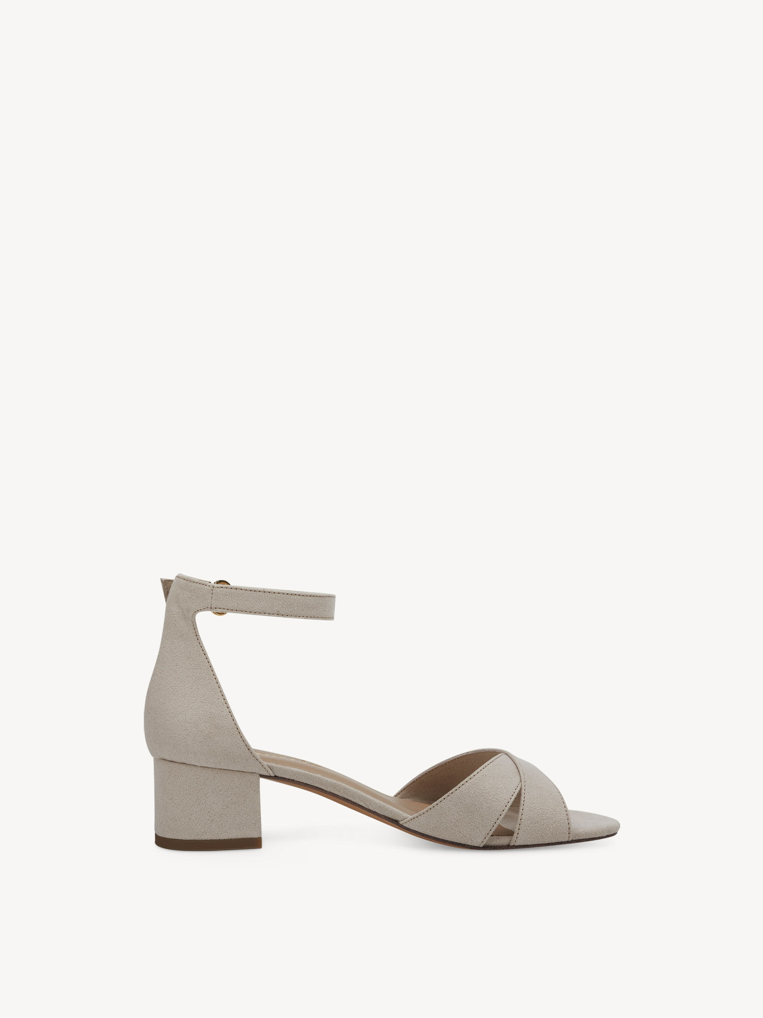 Sandale à talon - beige