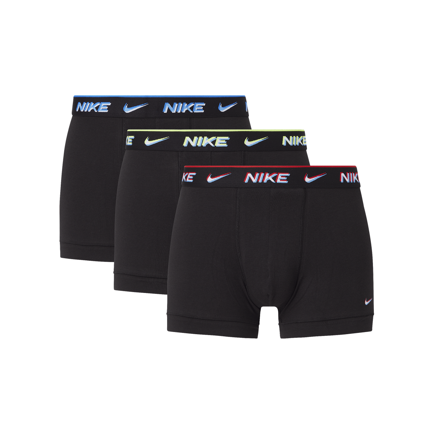 Nike Cotton Trunk Boxershort 3er Pack Schwarz FBAV