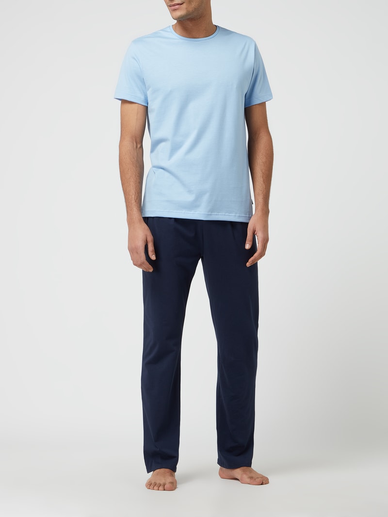 Pyjama-Hose mit Stretch-Anteil in marineblau