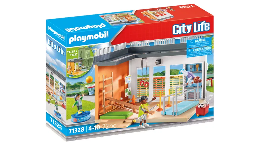 PLAYMOBIL 71328 - City Life - Anbau Turnhalle