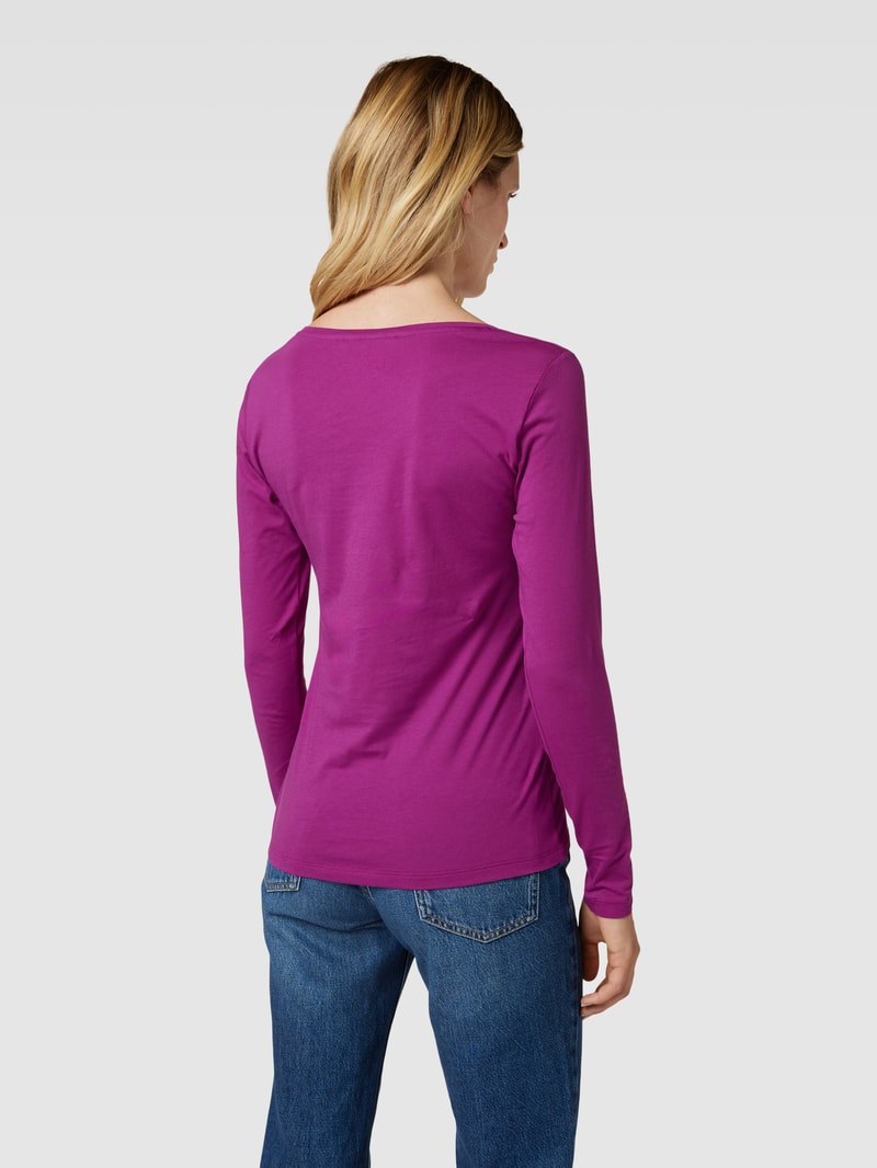 Longsleeve mit Rundhalsausschnitt in pink