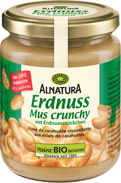 Alnatura Bio Erdnussmus crunchy