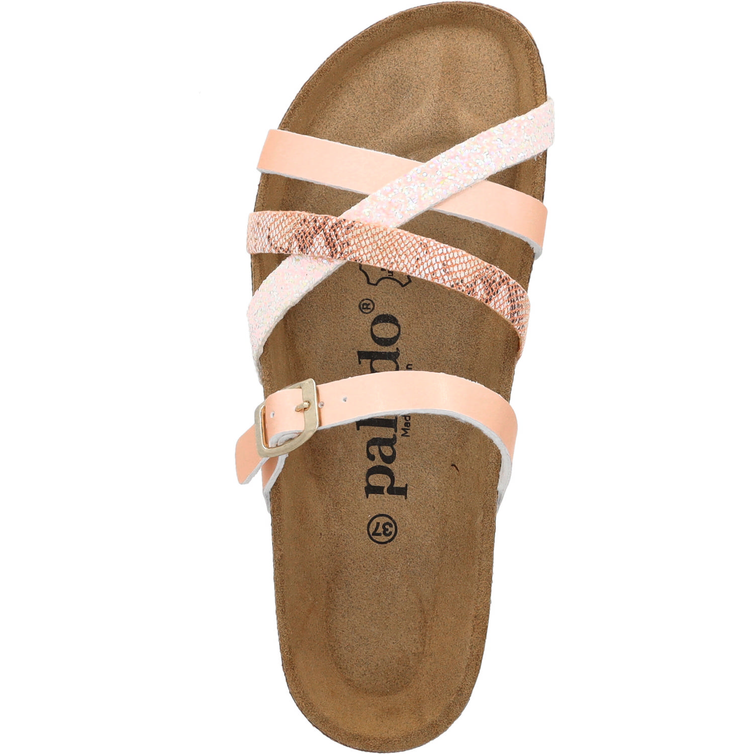 Palado Cruisi, Pantoletten, Damen, Rose Multisparkle