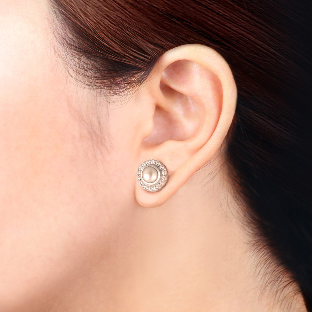 Elli Elli Boucles d'Oreilles Süwasserzuchtperle Zirkonia 925 Sterling Silber Boucles d'oreilles