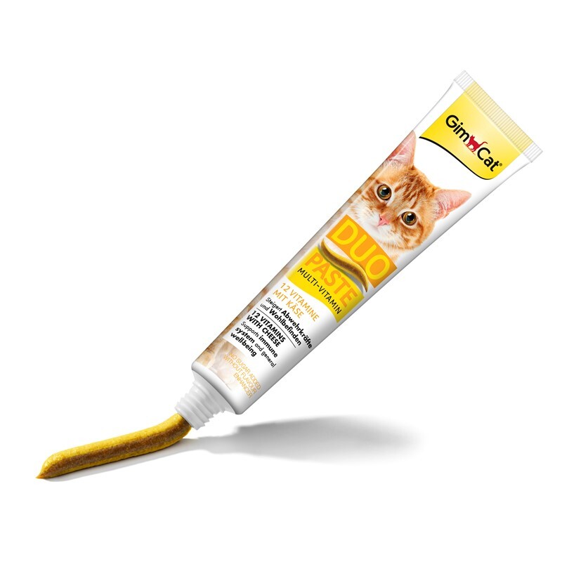GimCat Snacks GimCat Duo-Paste Multi-Vitamin Käse + 12 Vitamine 2x50 g