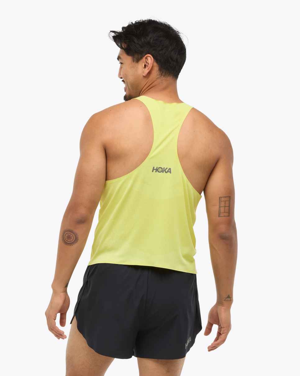 Race Day Singlet Hoka Citrus