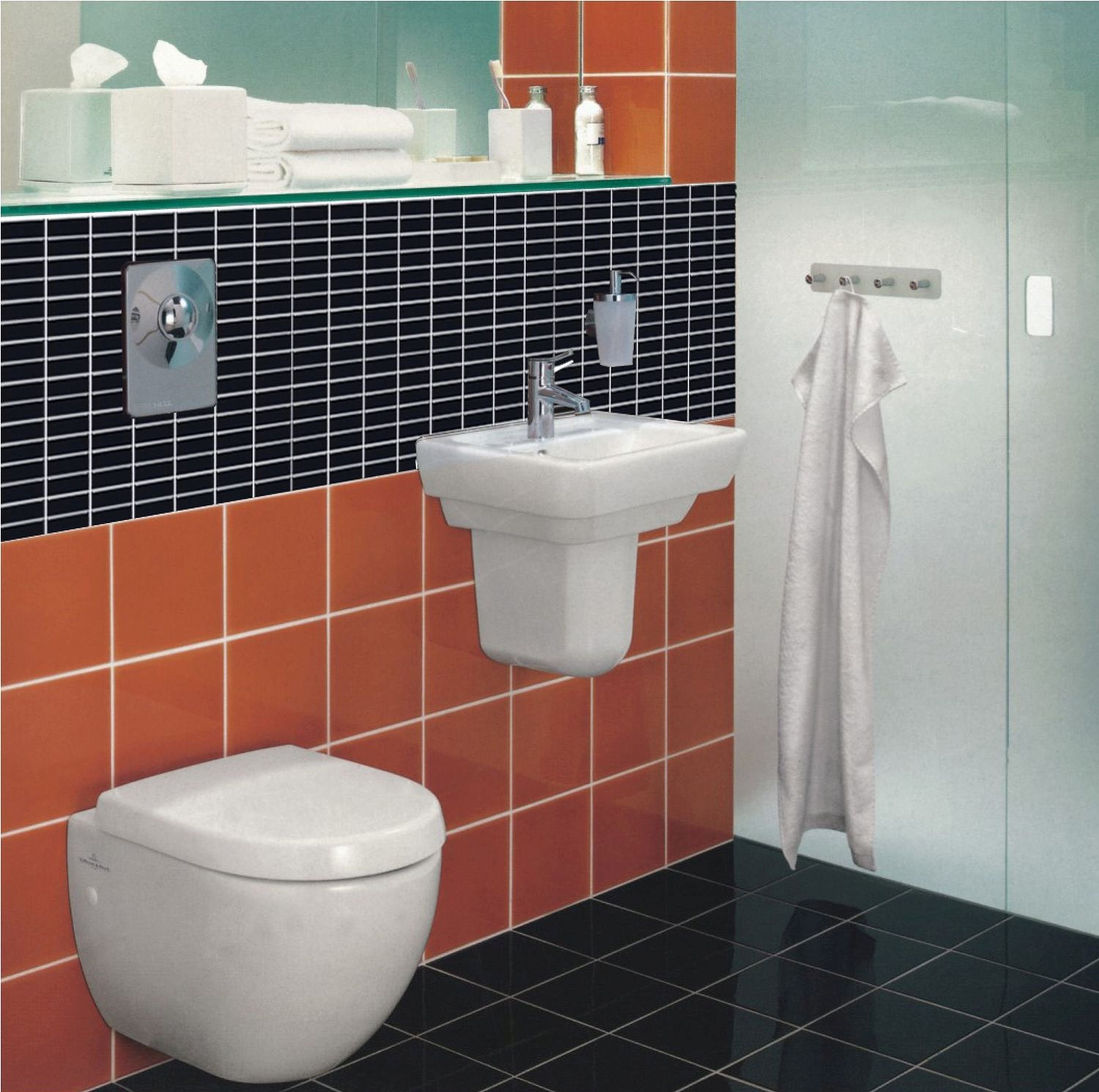 Mosani Mosaikfliesen Mini Metro Mosaik Schwarz Facette Mosaikfliese Keramik Küche