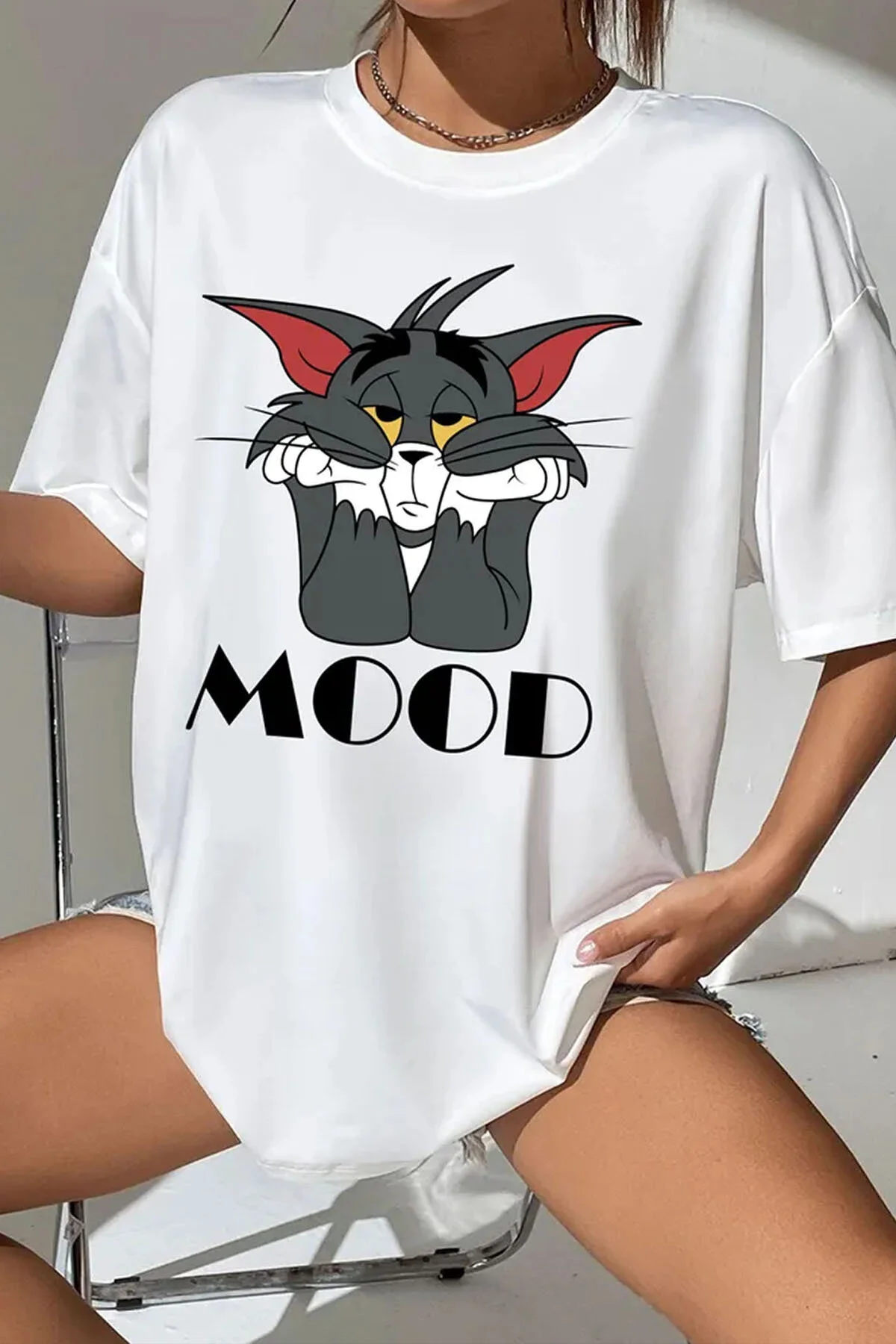 uyguntarz  Übergroßes Unisex-T-Shirt mit Mood-Print