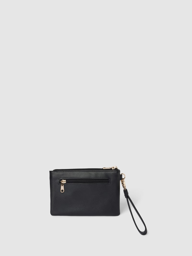 Portemonnaie mit herausnehmbarer Tasche in schwarz