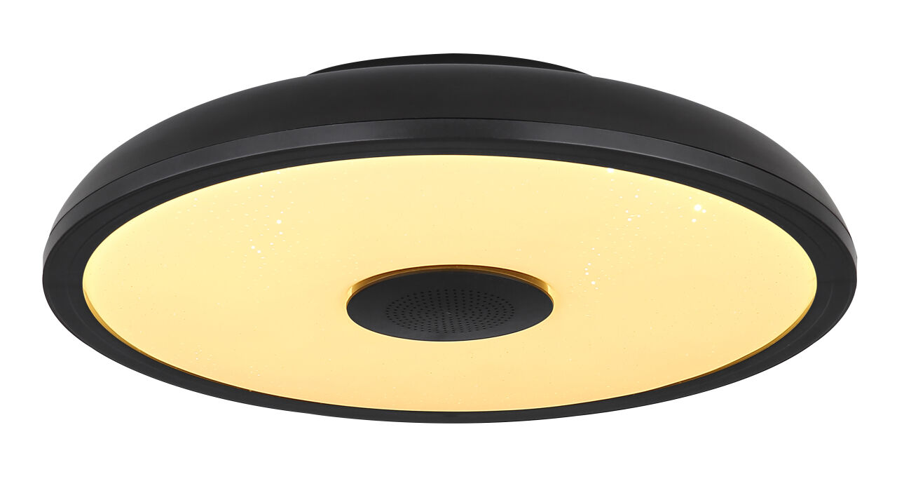 Globo Lighting - RAFFY - Deckenleuchte Kunststoff schwarz, LED