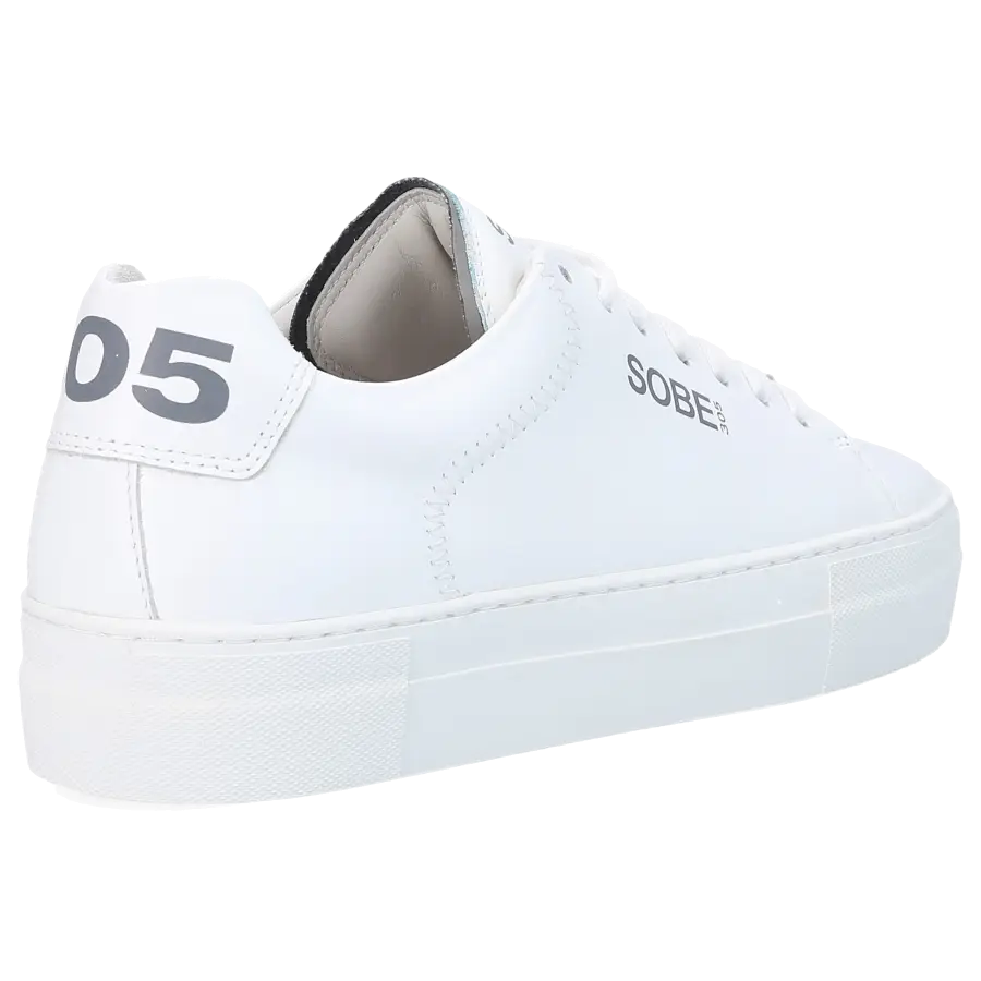 305 SOBE - Sneaker low MIAMI Kalbsleder - weiß