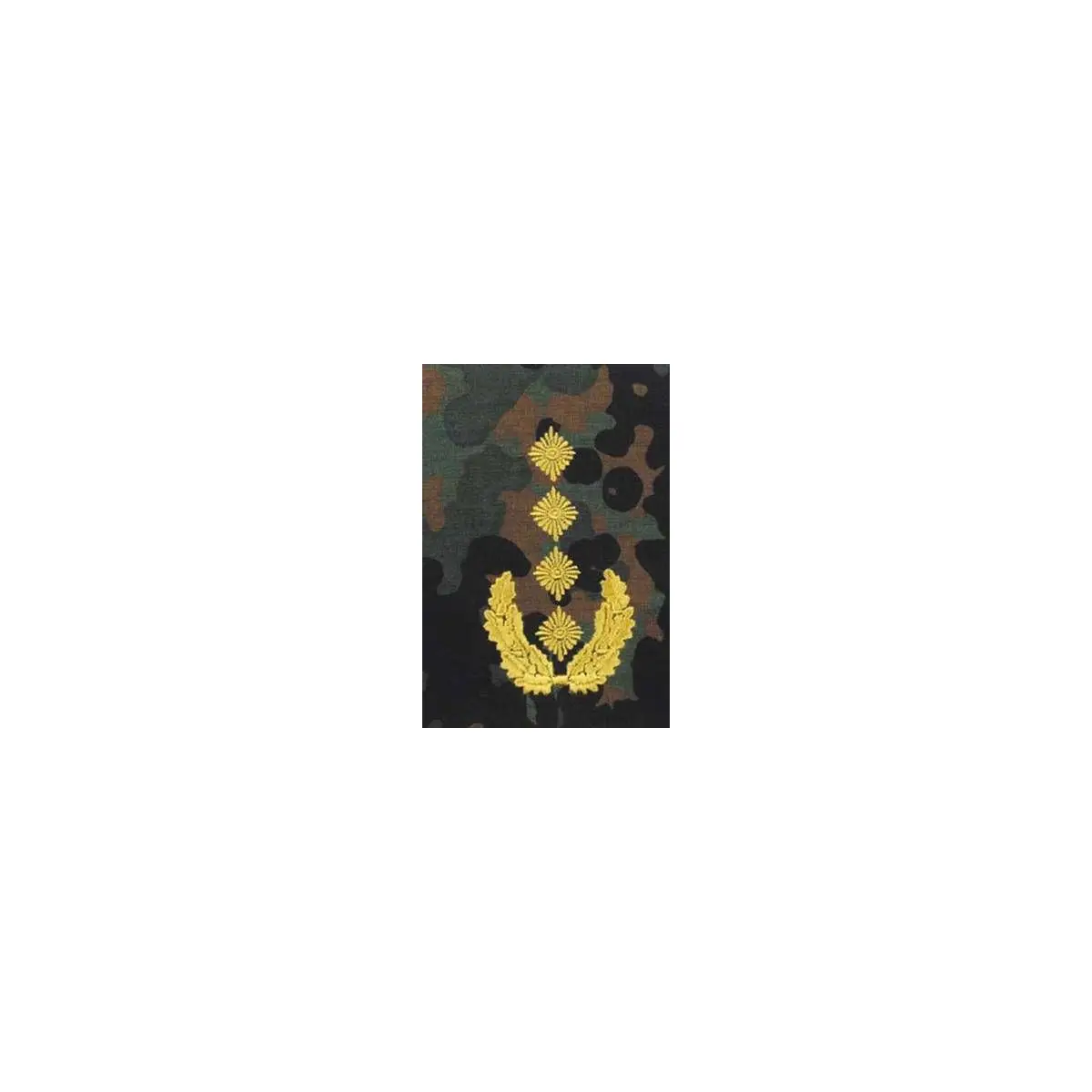 BW Rangabzeichen flecktarn/gold General