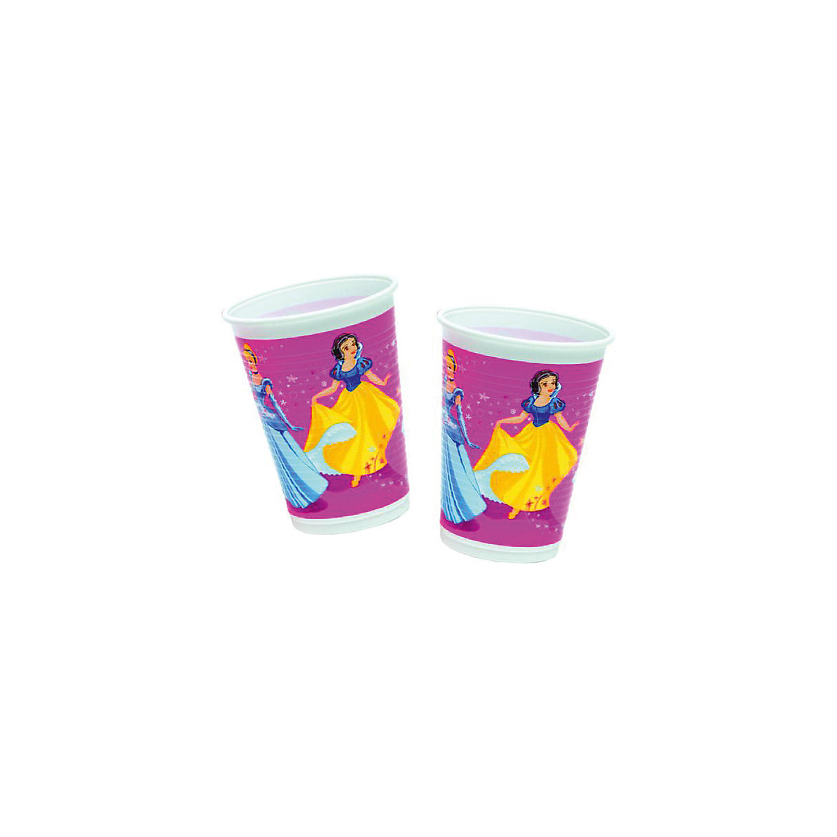 Partybecher/Trinkbecher   Princess Magic Prismatic, 200 ml, Kunststoff, 8 Stück