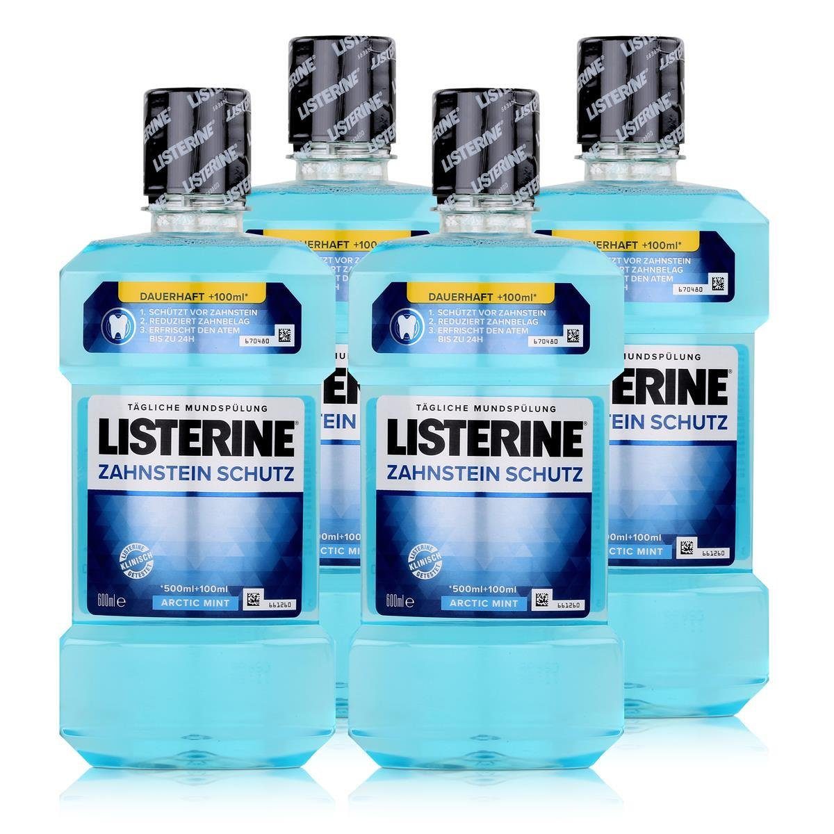 Listerine Mundspülung, Listerine Zahnsteinschutz 600ml - Hemmt die Neubildung von Zahnstein