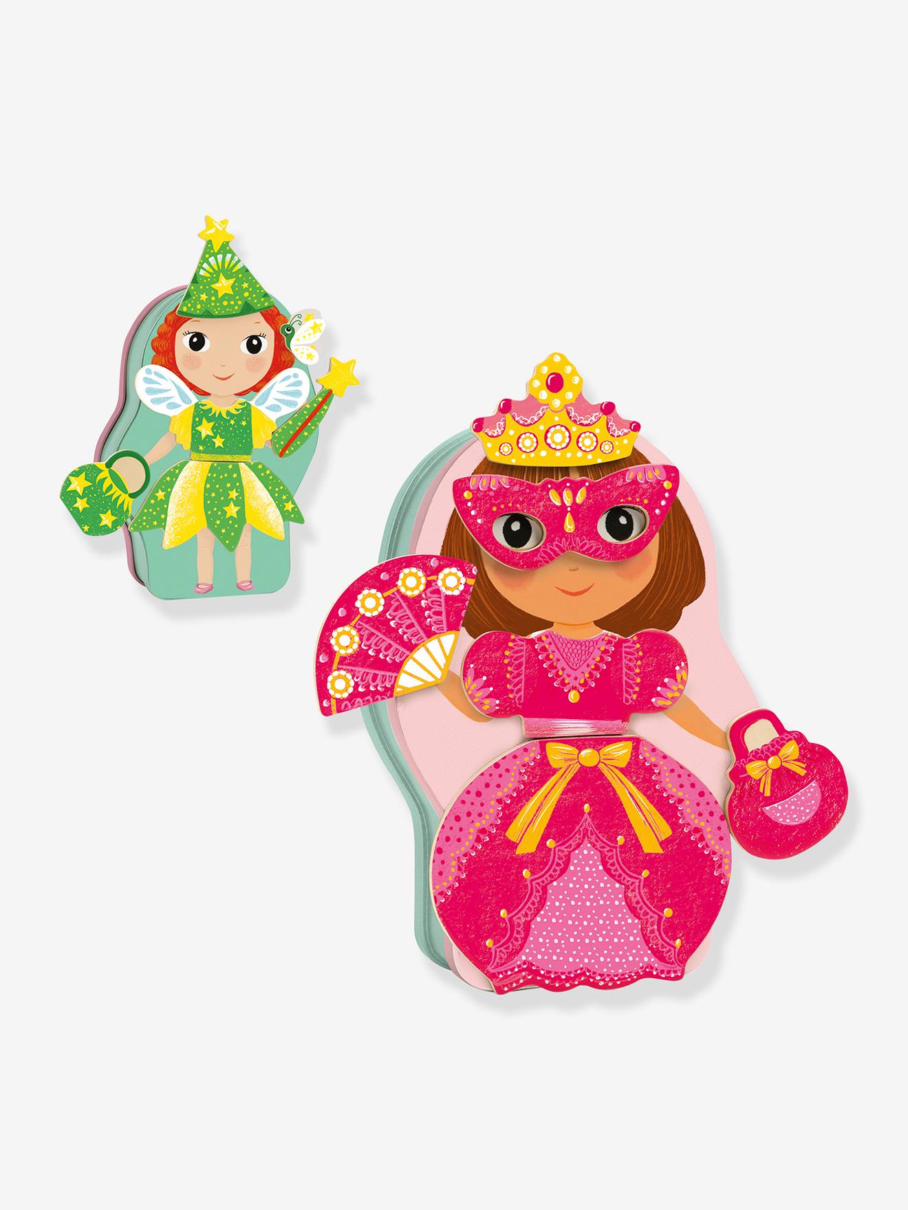 Djeco Kinder Magnetspiel Belissimo InZeBox DJECO - rosa