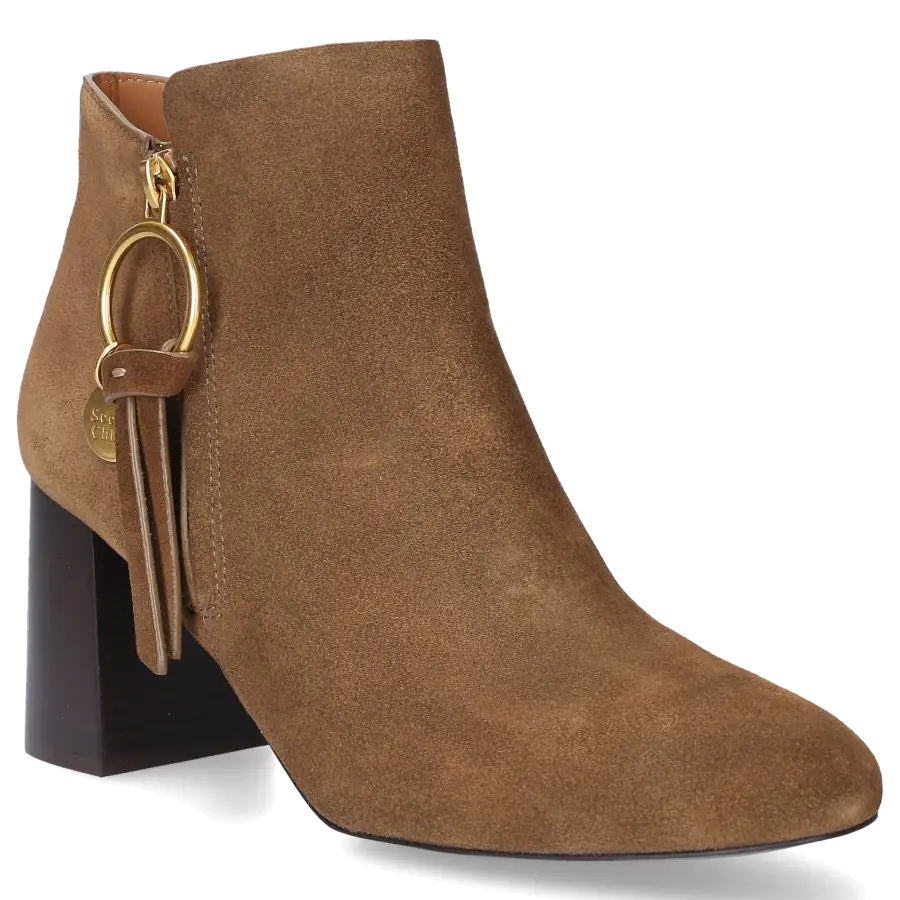 SEE BY CHLOÉ - Stiefeletten SB341 Veloursleder - braun
