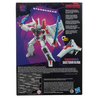 Transformers: Shattered Glass Voyager Class Actionfigur 2021 Starscream 18 cm
