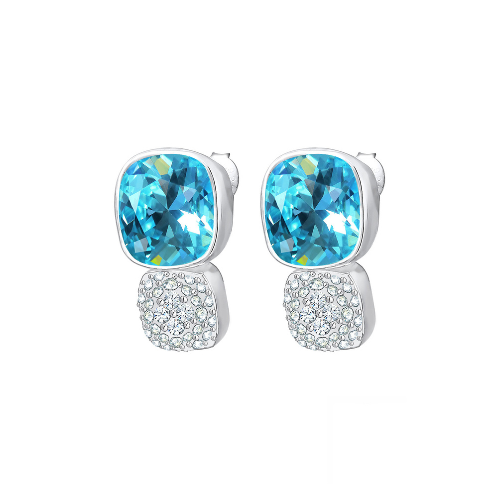 Elli PREMIUM Elli PREMIUM Boucles d'Oreilles Femme Glamour avec Cristaux en Argent Sterling 92 Boucles d'oreilles