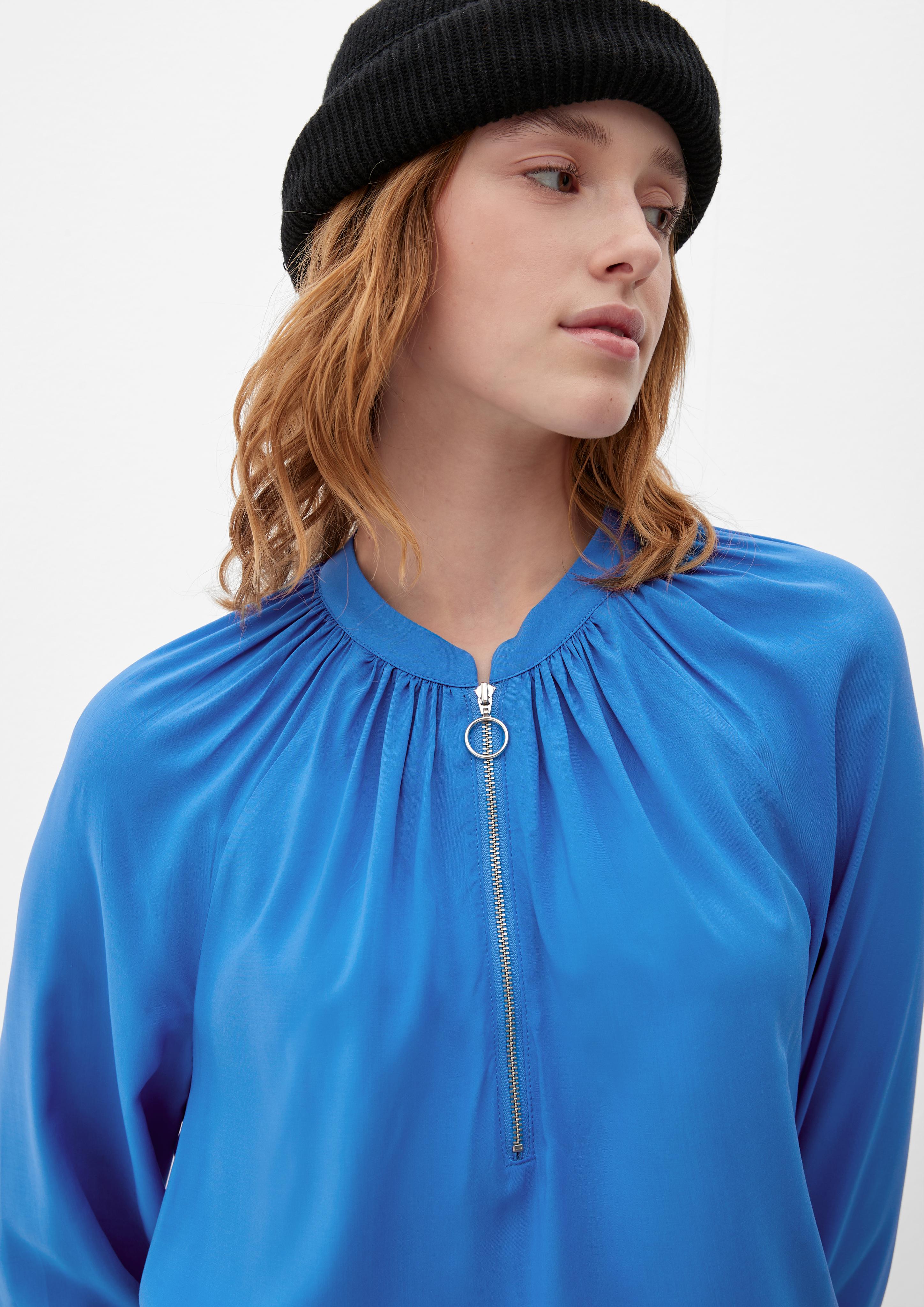 Viskosebluse mit Stehkragen  2126745-5547