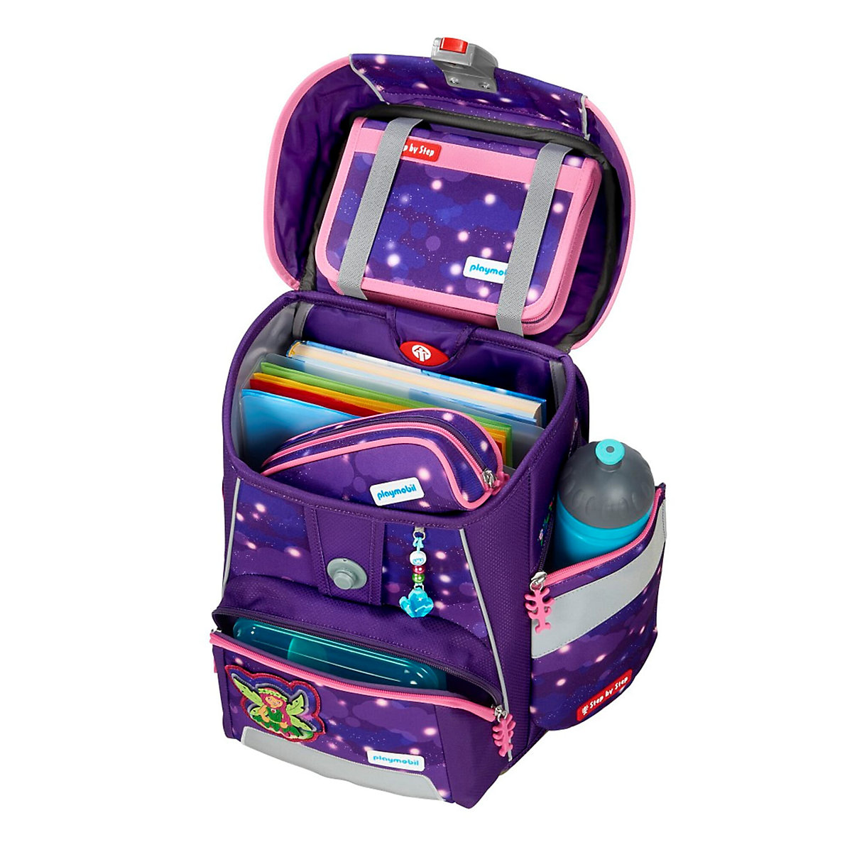Schulranzenset SPACE Playmobil® Adventures of Ayuma® Leavi ltd. Edition, 5-tlg. (2023)