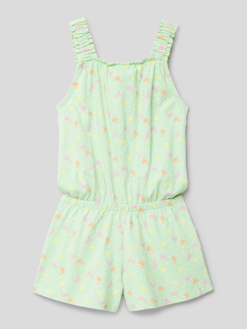 Playsuit mit Allover-Print in mint