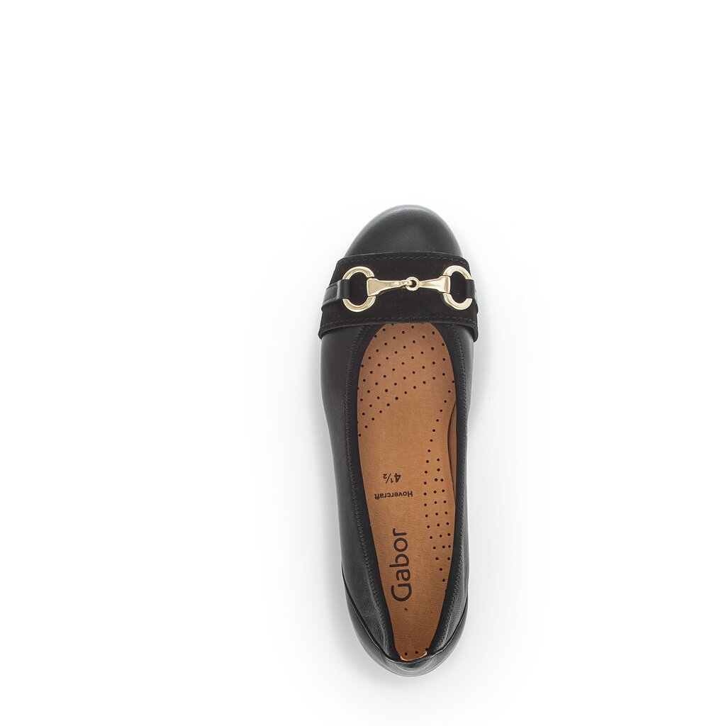 Gabor fashion Sportliche Ballerina schwarz