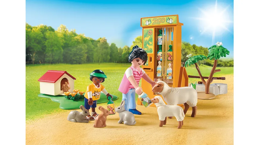 PLAYMOBIL 71191 - Family Fun - Erlebnis-Streichelzoo