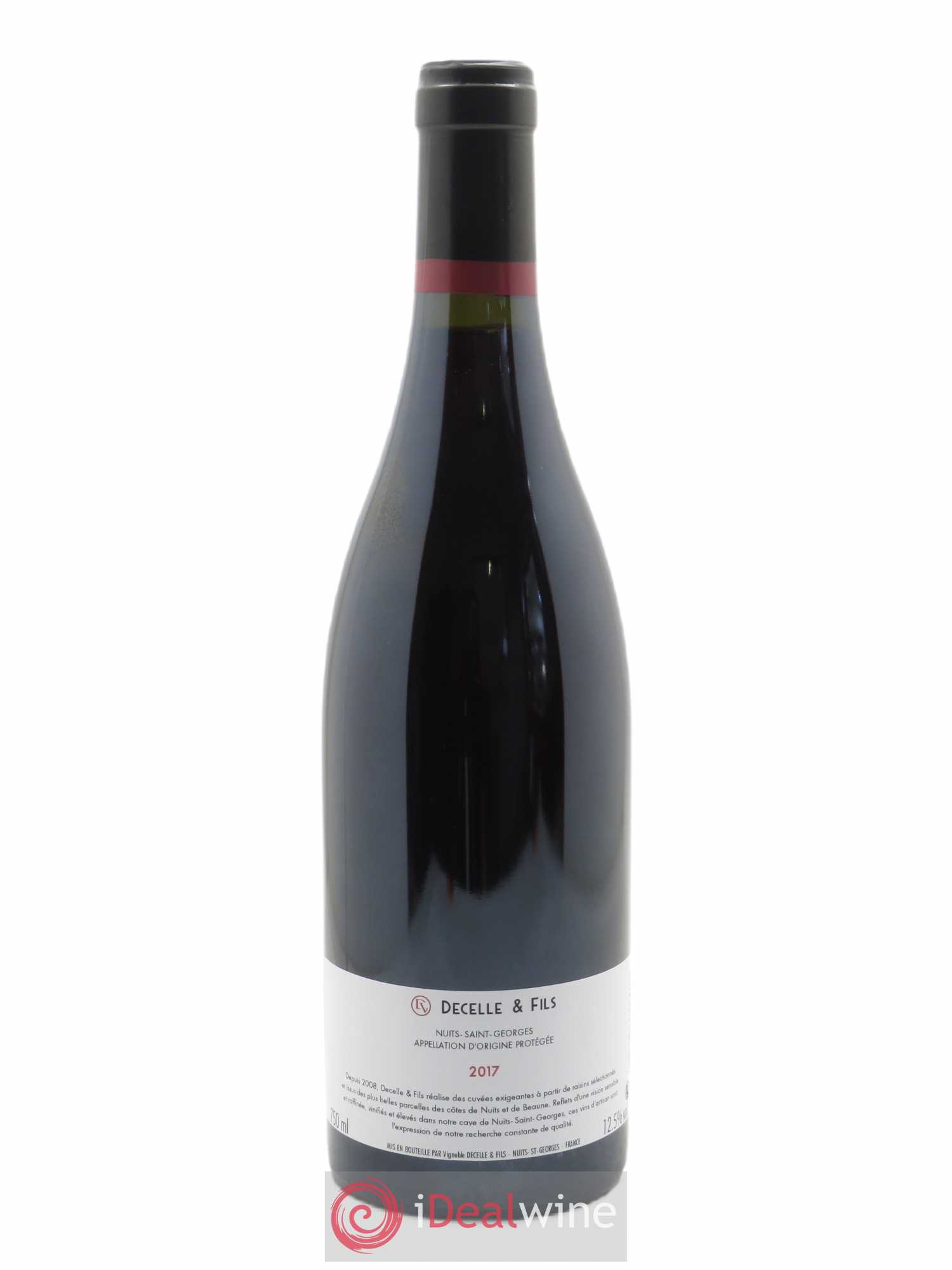 Nuits Saint-Georges Decelle & Fils (Domaine)  2017 - Lot de 1 Bouteille