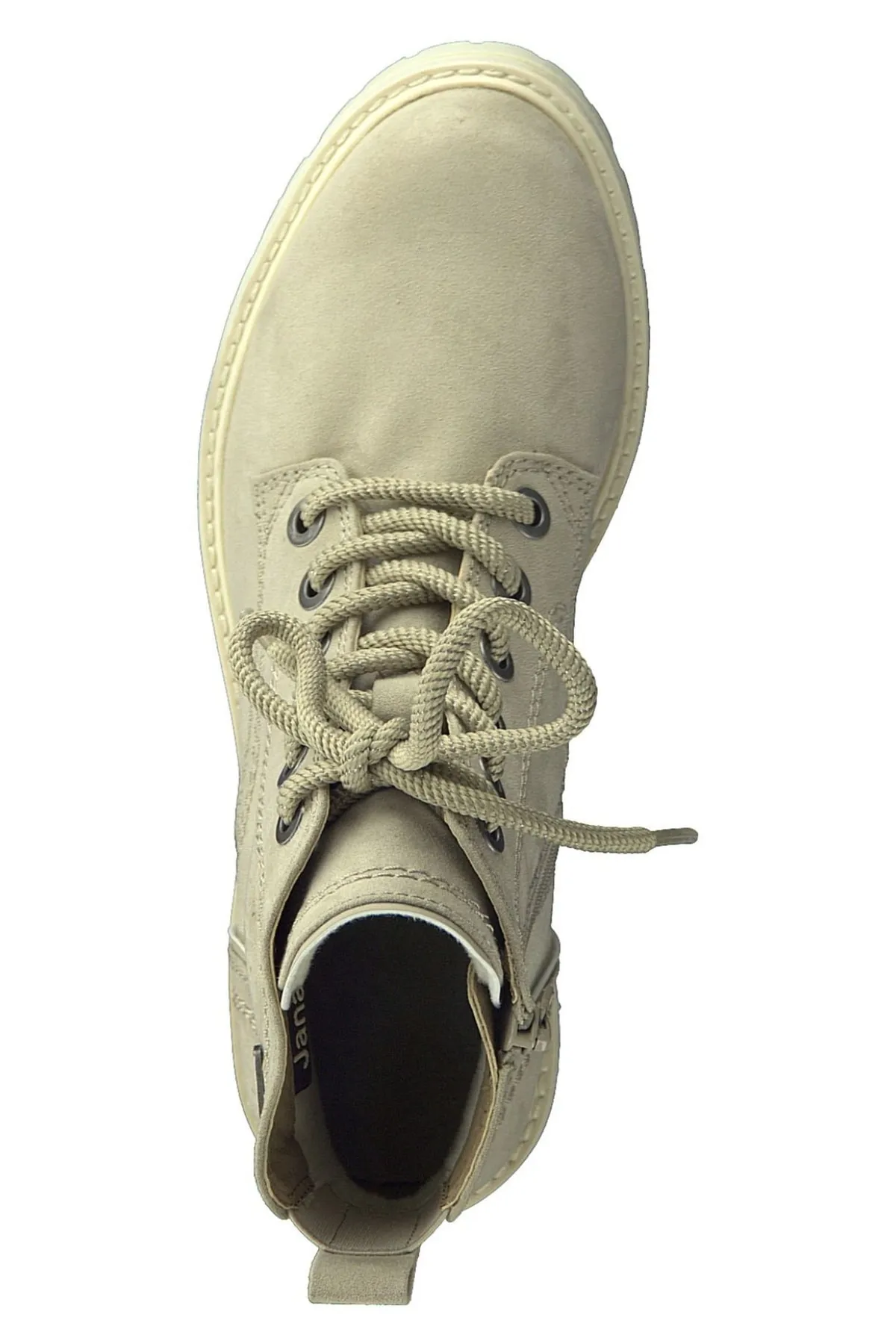 Jana  Stiefelette - Beige - Blockabsatz