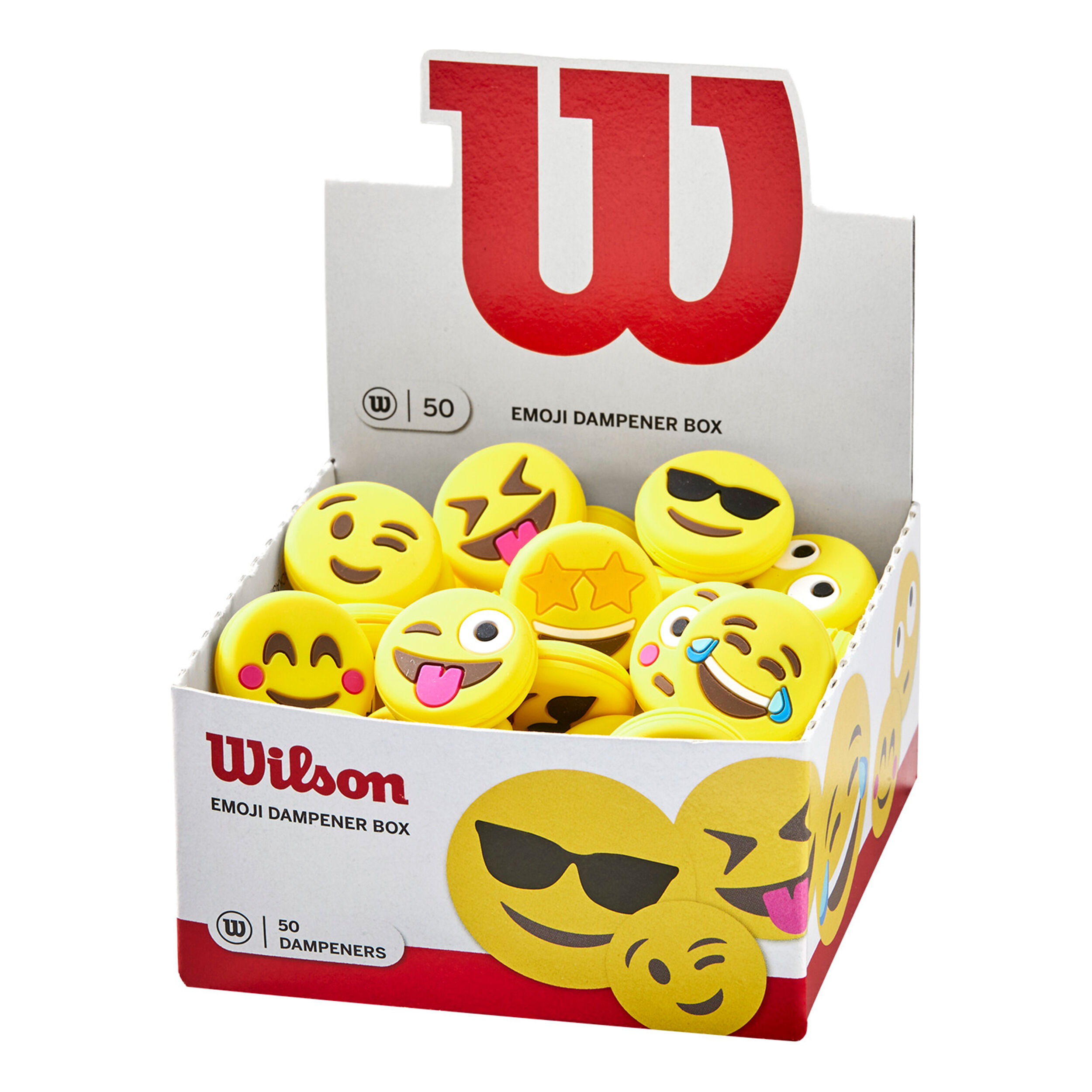 Emoji Dämpfer 50er Box - Mehrfarbig