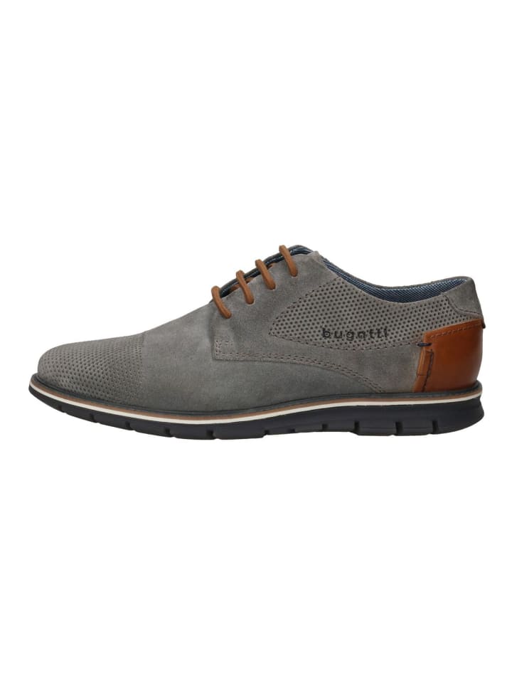 Bugatti Businessschuhe in Grau günstig kaufen