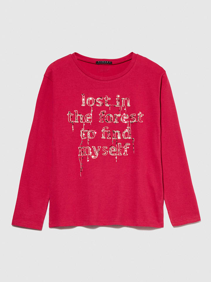 Sisley Longsleeve in Rot günstig kaufen