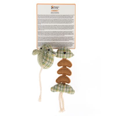 Modern Living Glasgow Katzenspielzeug-Set Fischgräte