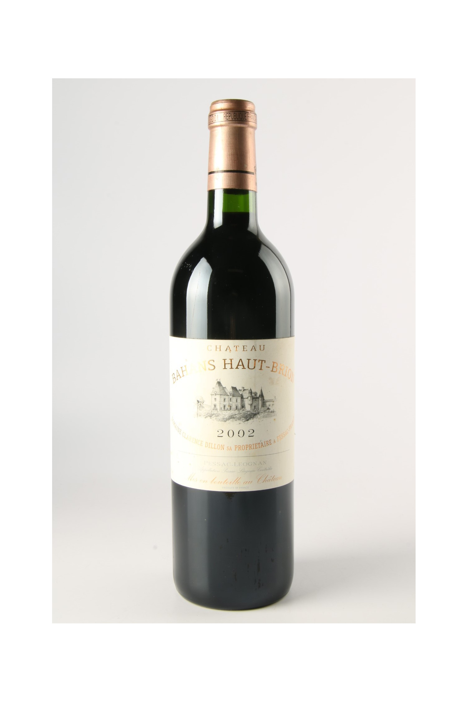 Vin 2002 CHÂTEAU BAHANS HAUT BRION 2002, Pessac Leognan. Vin ancien - SoDivin