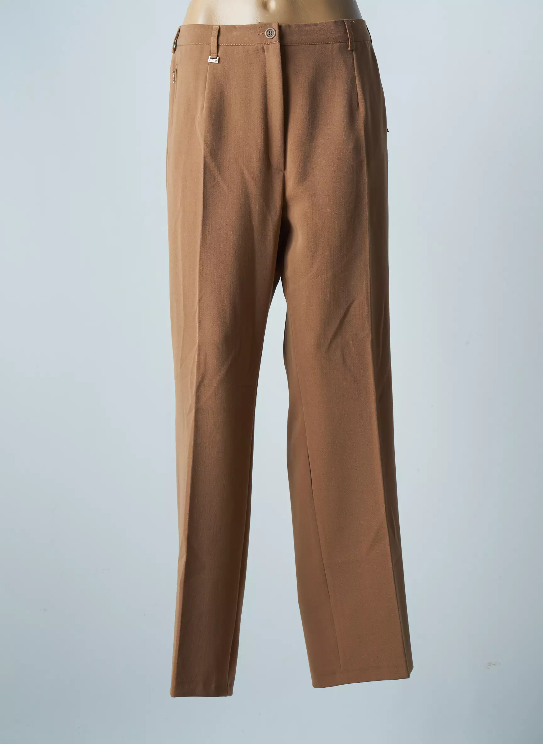 Richy Pantalons Droits Femme couleur marron