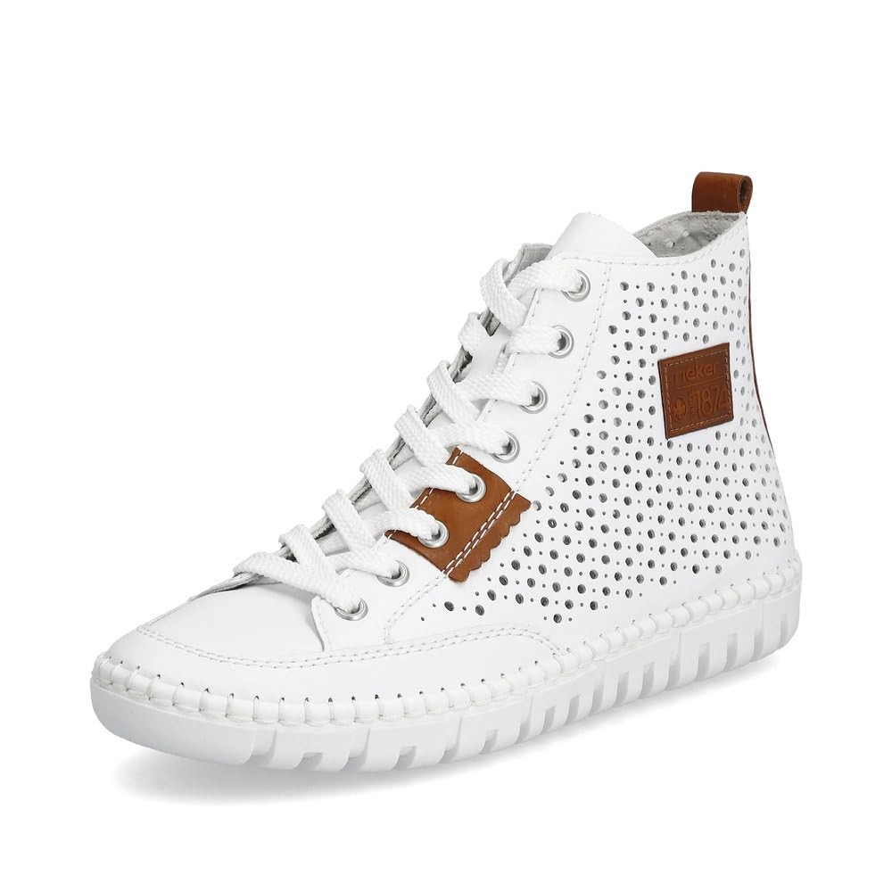 RIEKER Stiefeletten weiss