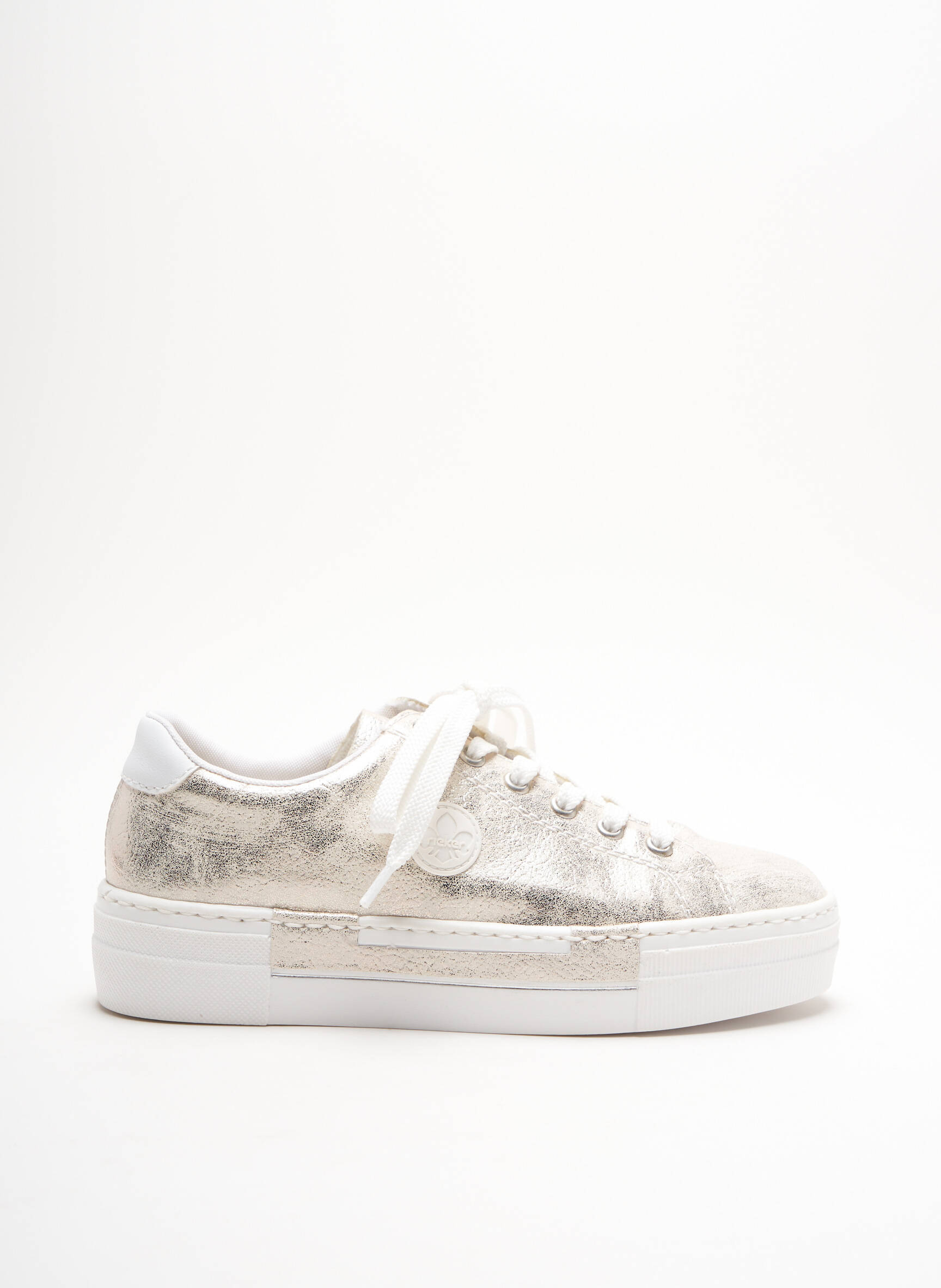 Rieker Baskets Femme couleur beige