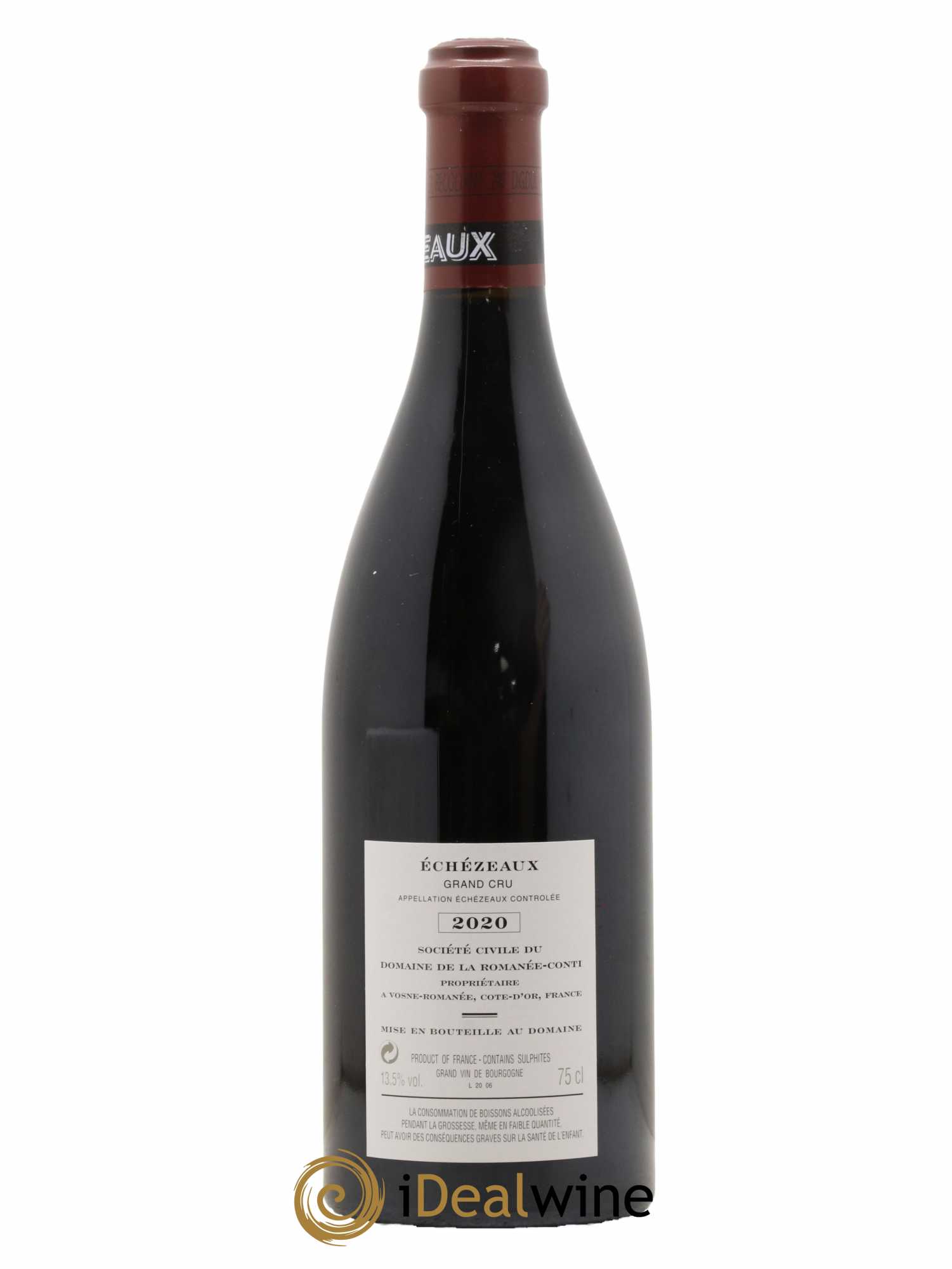 Echezeaux Grand Cru Domaine de la Romanée-Conti  2020 - Lot de 1 Bouteille