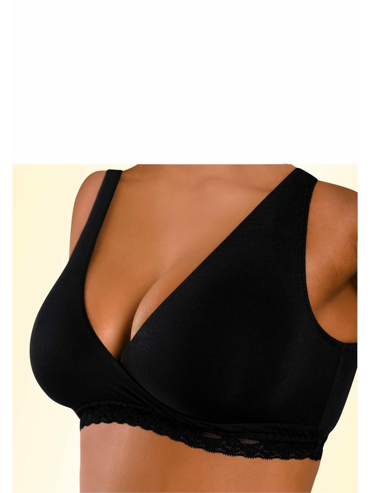 PETITE FLEUR Still-BH in weiß schwarz günstig kaufen