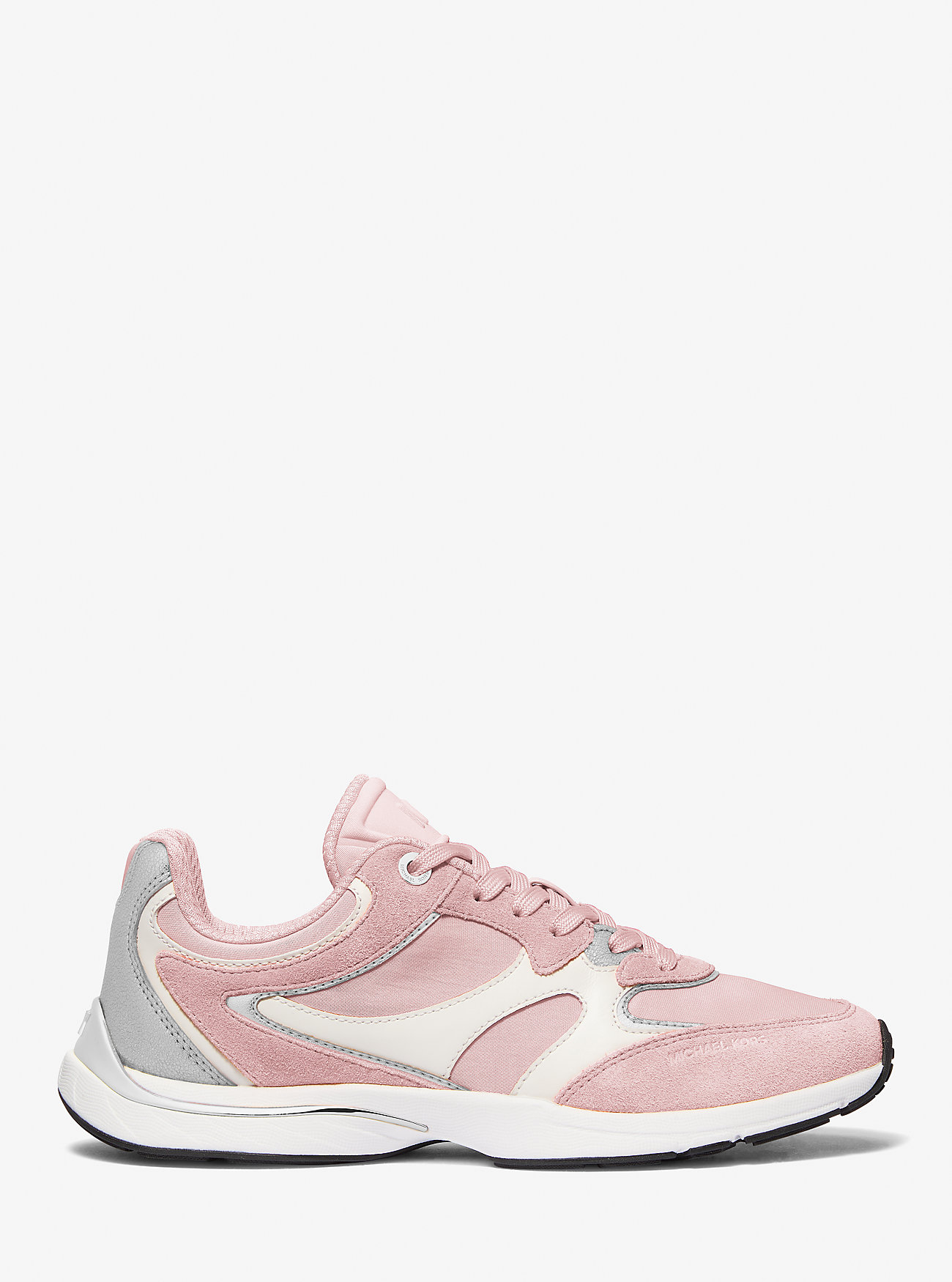 Riley Mixed-Media Trainer – SMOKEY ROSE