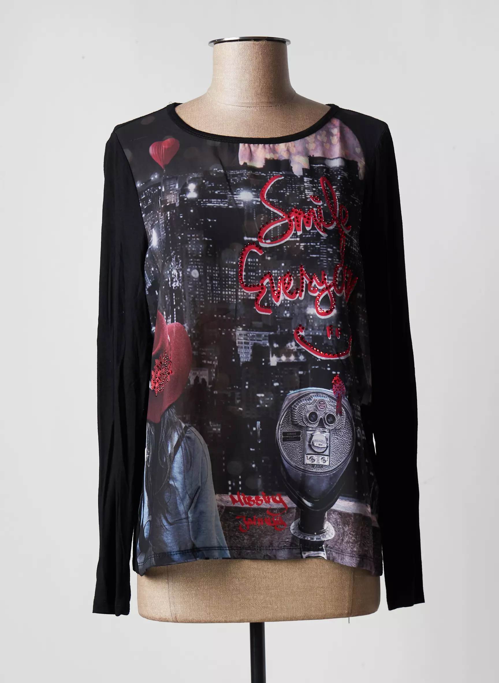Missing Johnny Polos Femme couleur noir