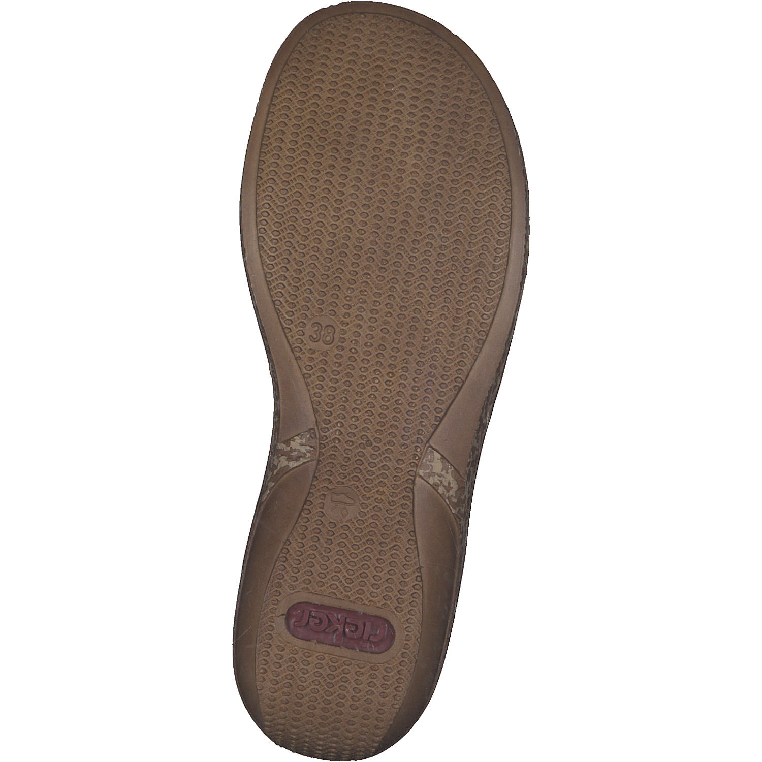 Rieker 62831, Klassische Sandalen, Damen, Schwarz