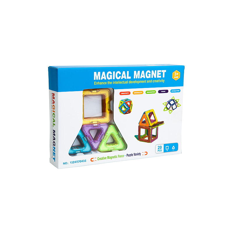 Magnetisk byggesett Magical Magnet, 20 stk.