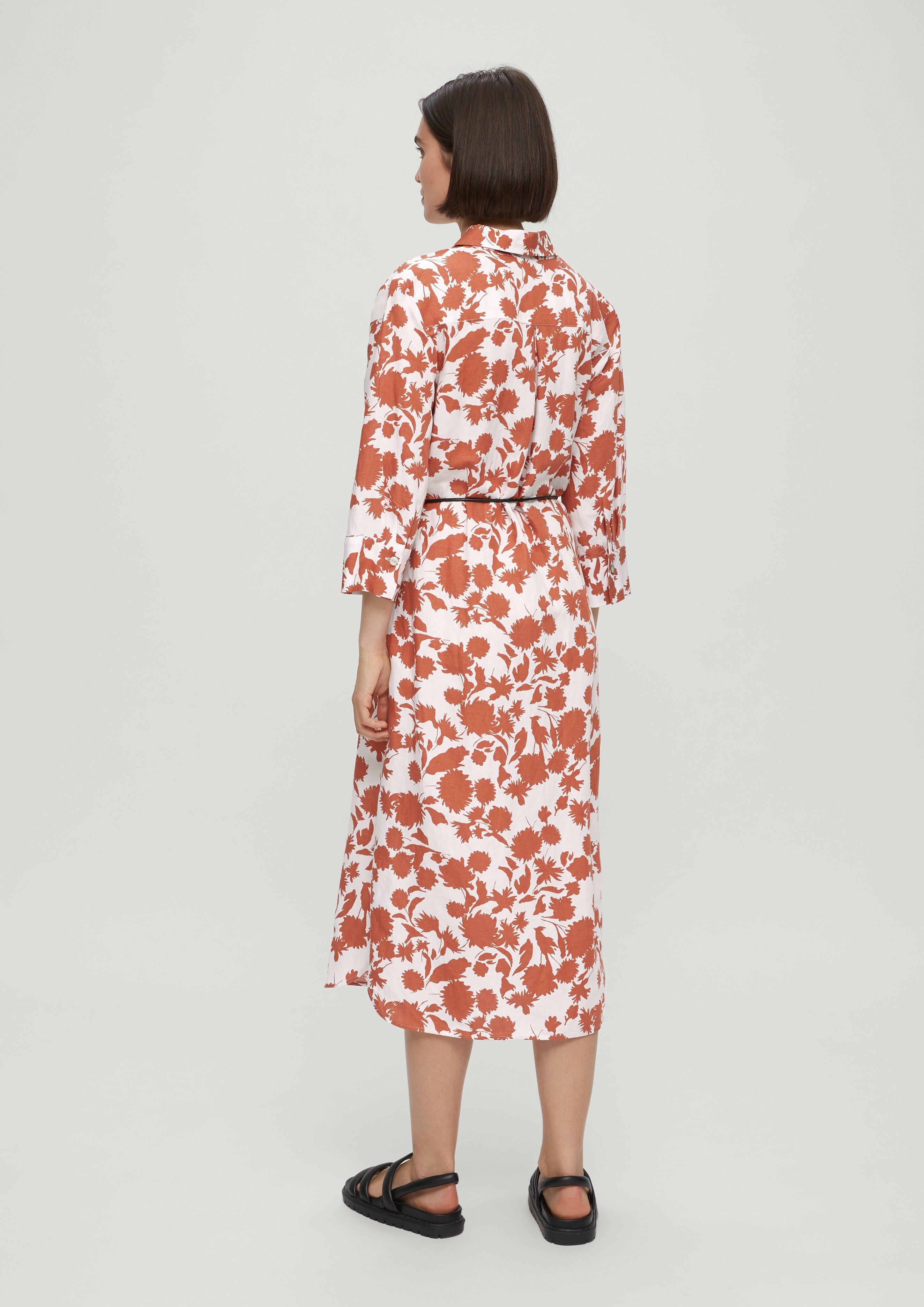 Kleid aus Leinenmix  2132298-28A2