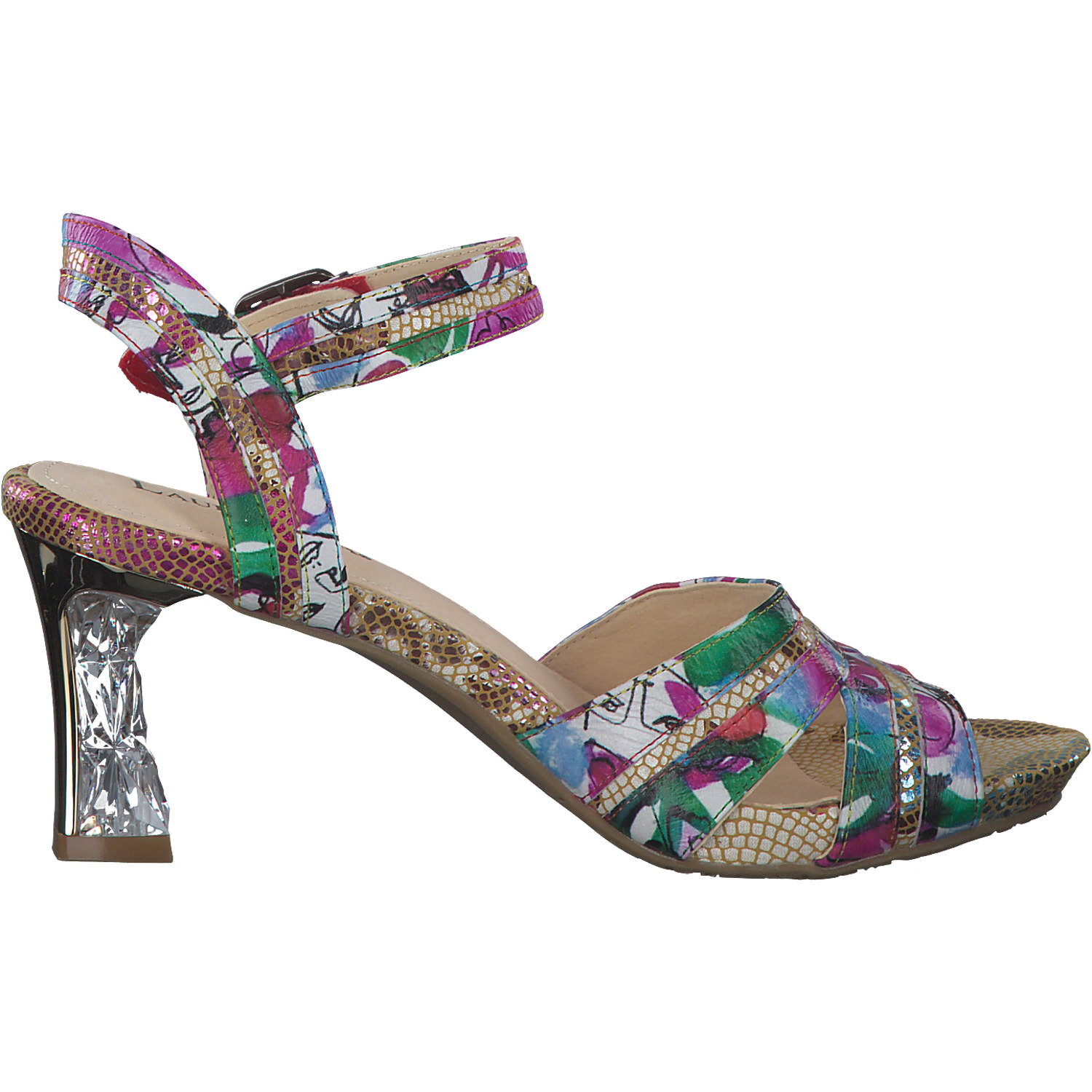 Laura Vita Nino 04, Plateau-Sandaletten, Damen, fuchsia