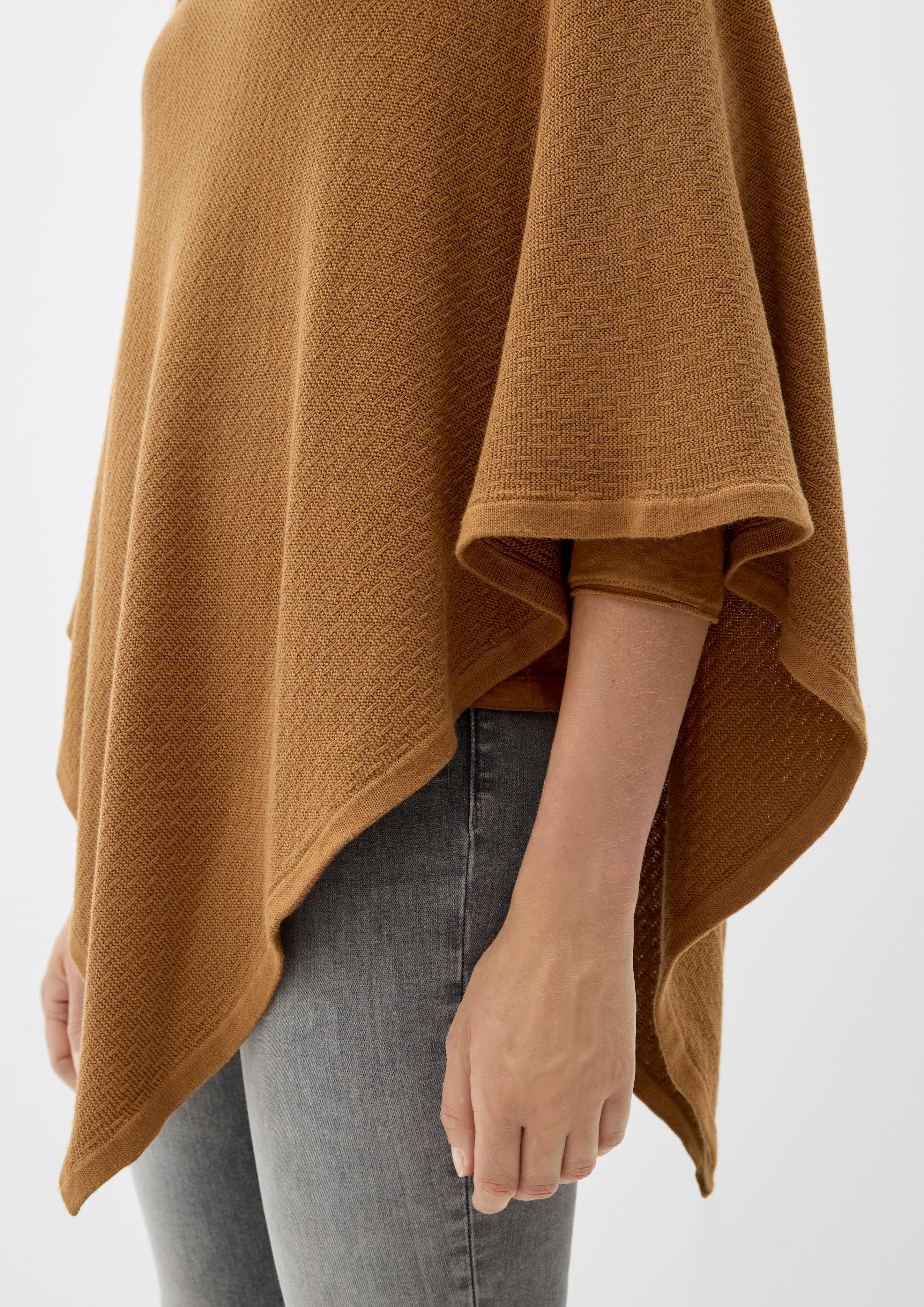 Poncho aus Baumwollmix  2119753-8469