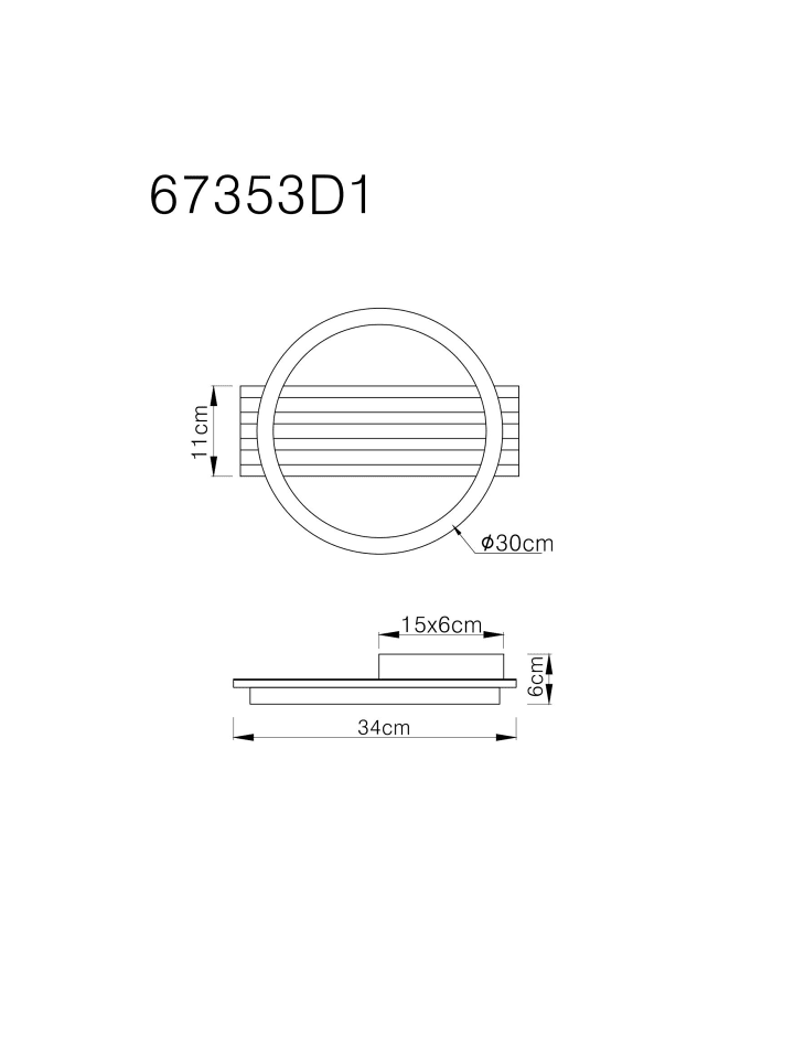 Globo lighting Deckenleuchte 
