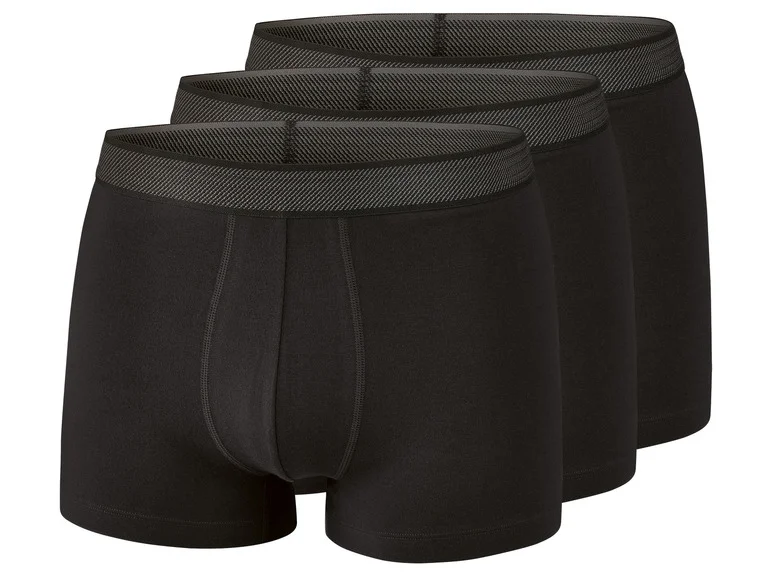 Cuecas Boxer Masculinas PARKSIDE® - Pacote com 3 unidades
