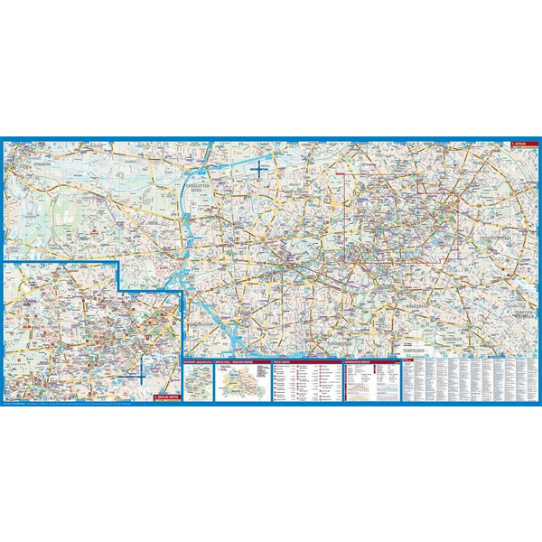 Berlin 1 : 11 500 / 1 : 18 000 - Stadtplan