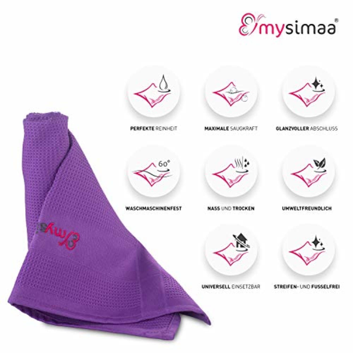 MySimaa Spültuch Professional Cleaning Cloths Classicpack Putztücher Mikrofaser 60x40 cm